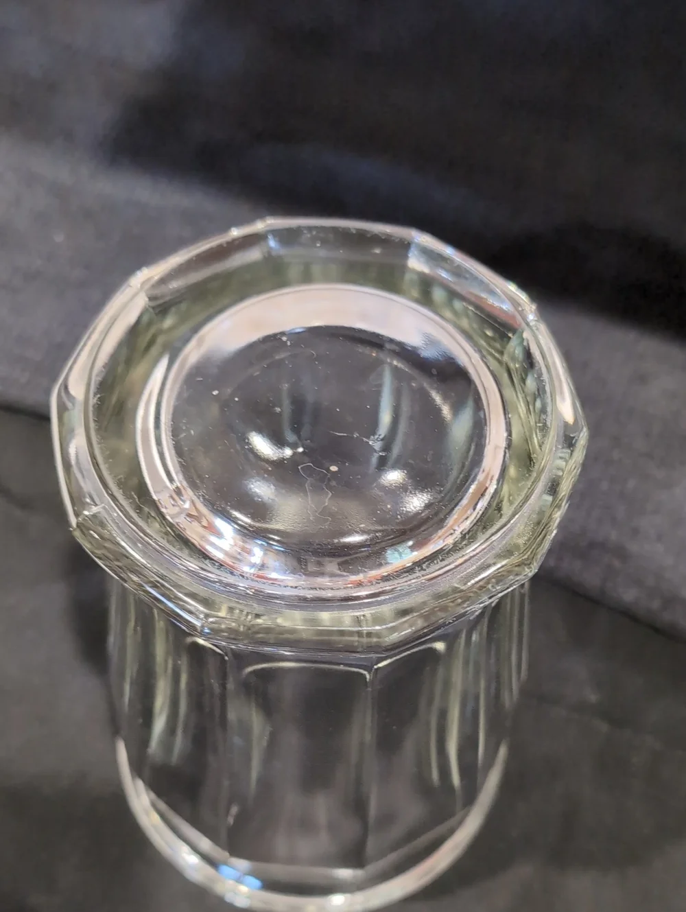 Large Indiana Glass Co. Apothecary Jar With Lid Clear Glass